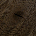Mesa de comedor rectangular de madera y hormigón, marrón y gris, para 10 personas