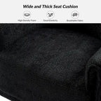 Sillón giratorio tapizado de barril gris/negro/amarillo/marfil, juego de 2