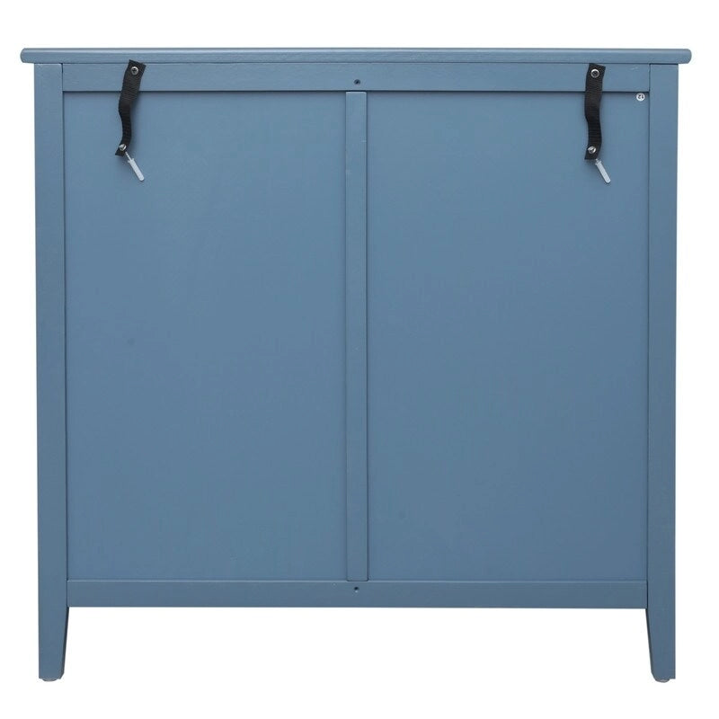 Gabinete de almacenamiento de ratán de 3 cajones rojo/verde/gris/azul – 1 persona