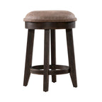 Juego de mesa consola de bar de 4 piezas en color marrón silla con 3 taburetes