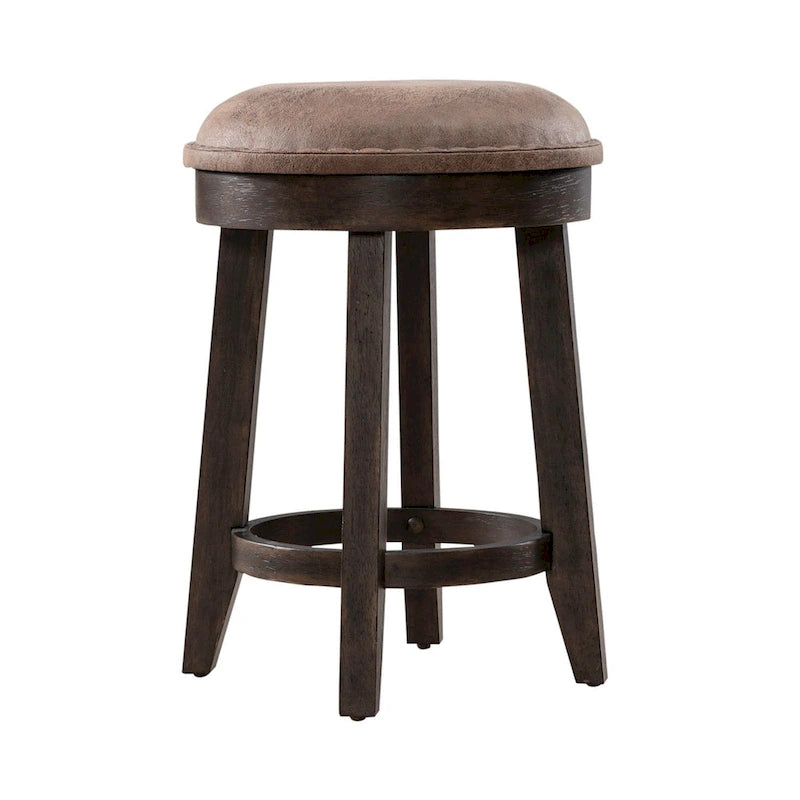 Juego de mesa consola de bar de 4 piezas en color marrón silla con 3 taburetes