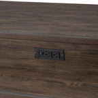 Juego de mesa consola de bar de 4 piezas en color marrón silla con 3 taburetes
