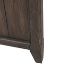 Juego de mesa consola de bar de 4 piezas en color marrón silla con 3 taburetes