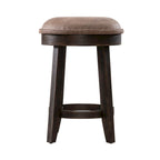 Juego de mesa consola de bar de 4 piezas en color marrón silla con 3 taburetes