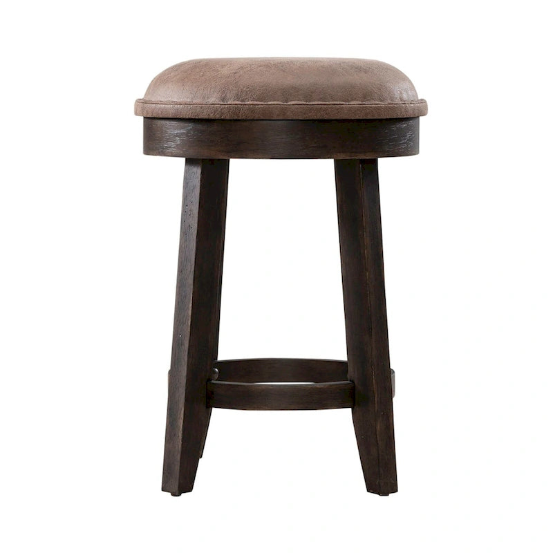 Juego de mesa consola de bar de 4 piezas en color marrón silla con 3 taburetes