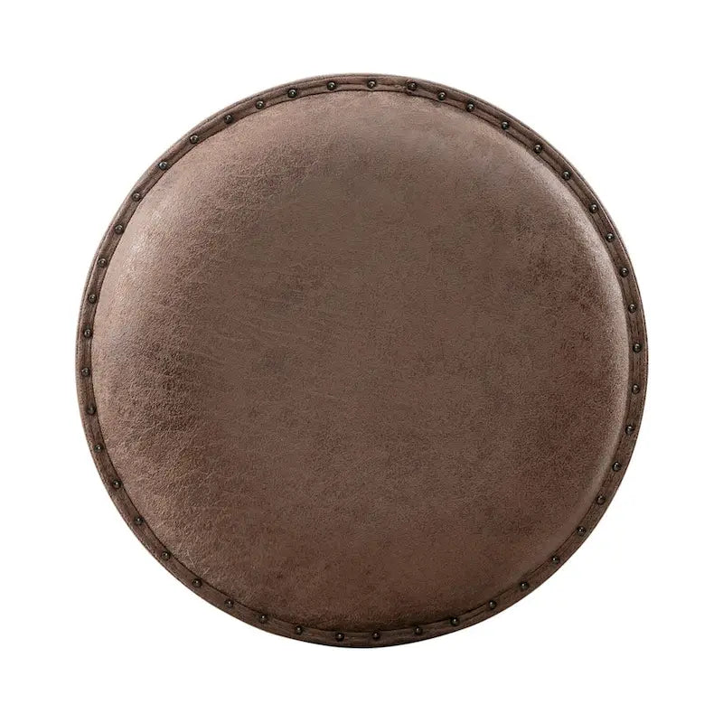 Juego de mesa consola de bar de 4 piezas en color marrón silla con 3 taburetes
