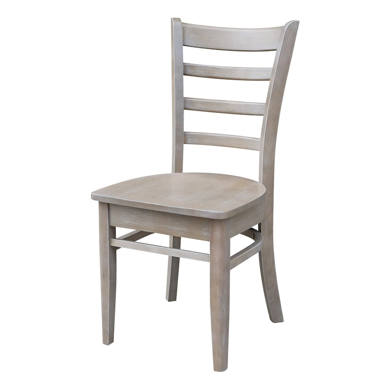 Juego de comedor de hoja abatible gris topo para 2