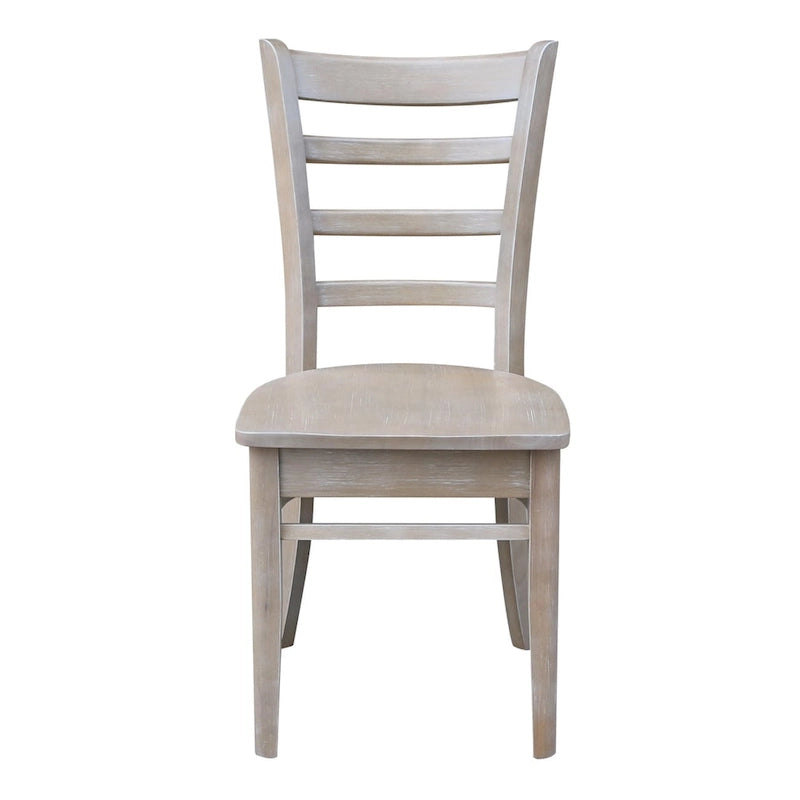 Juego de comedor de hoja abatible gris topo para 2