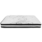 Cama de plataforma tapizada gris oscuro/gris claro/negro/beige con colchón de muelles ensacados de 25 cm - Twin, Full, Queen, King