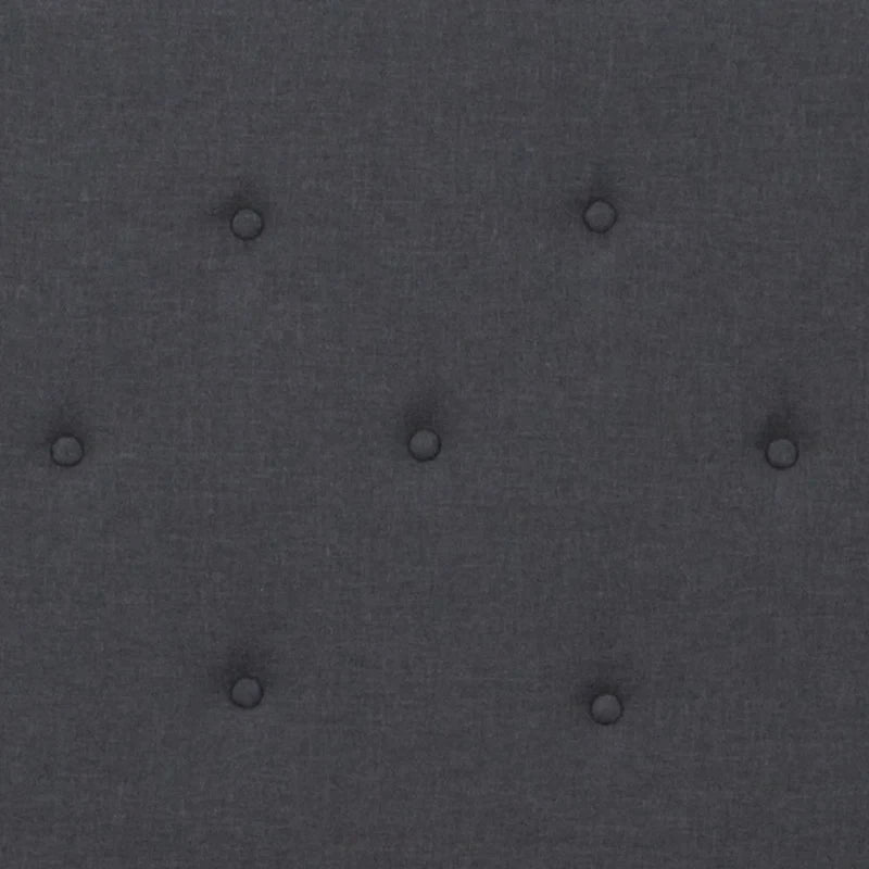 Cama de plataforma tapizada gris oscuro/gris claro/negro/beige con colchón de muelles ensacados de 25 cm - Twin, Full, Queen, King