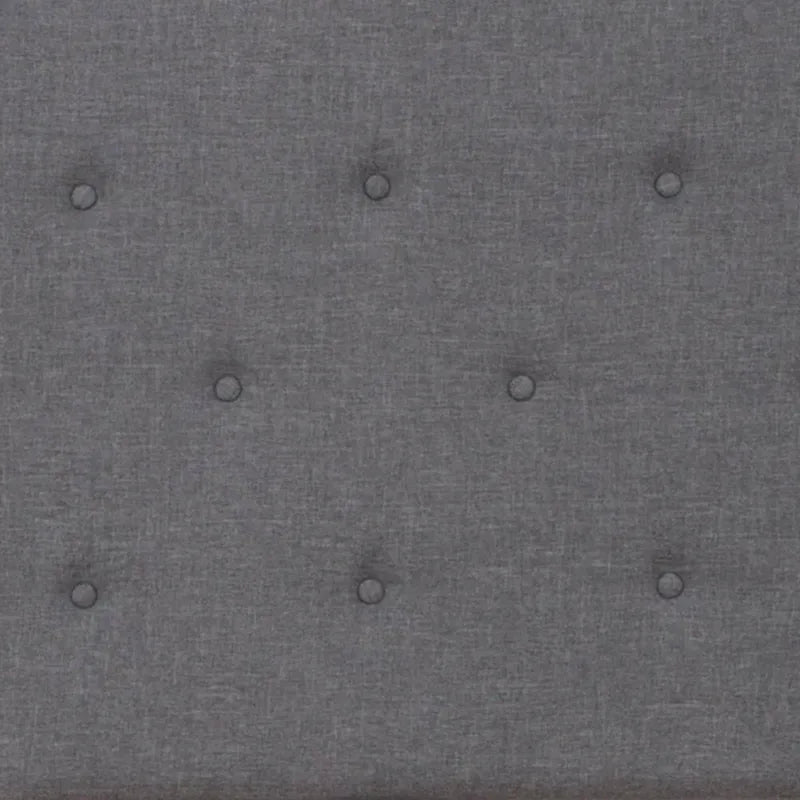 Cama de plataforma tapizada gris oscuro/gris claro/negro/beige con colchón de muelles ensacados de 25 cm - Twin, Full, Queen, King