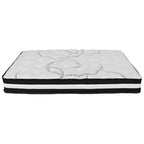 Cama de plataforma tapizada gris oscuro/gris claro/negro/beige con colchón de muelles ensacados de 25 cm - Twin, Full, Queen, King