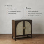 Mueble de ratán bohemio de nogal oscuro / roble negro / roble natural – Individual y juegos de 2/3/4