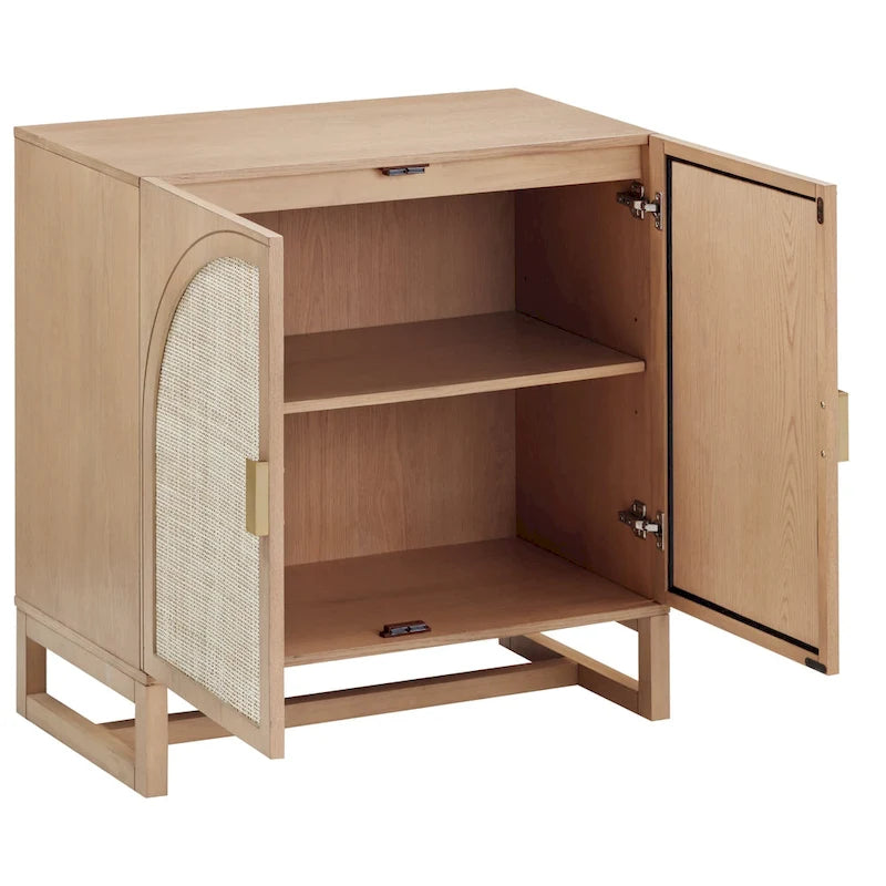 Mueble de ratán bohemio de nogal oscuro / roble negro / roble natural – Individual y juegos de 2/3/4
