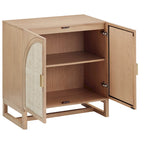 Mueble de ratán bohemio de nogal oscuro / roble negro / roble natural – Individual y juegos de 2/3/4