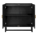 Mueble de ratán bohemio de nogal oscuro / roble negro / roble natural – Individual y juegos de 2/3/4
