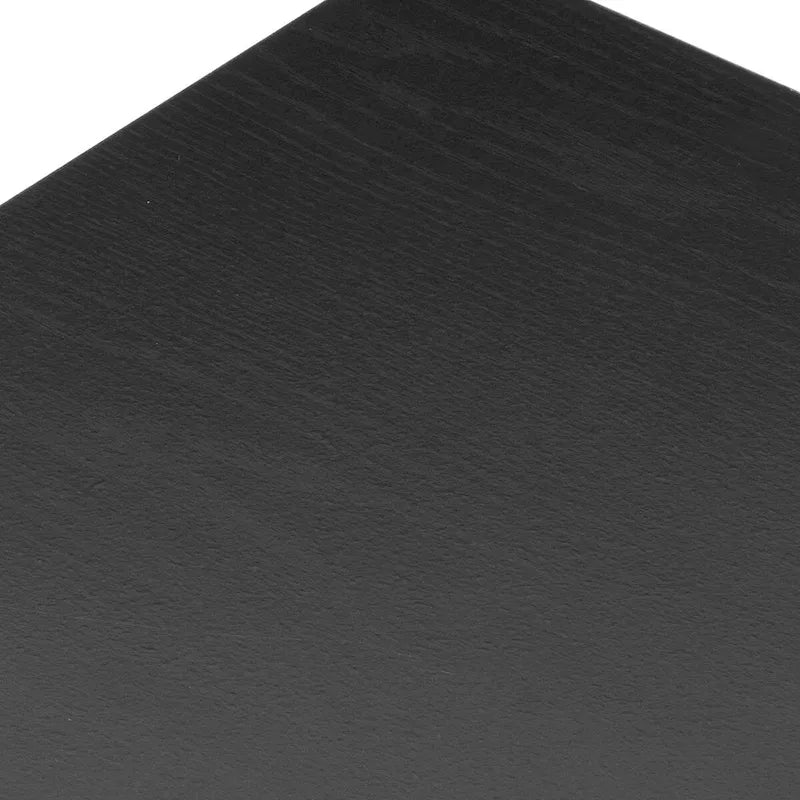Mesa de centro rústica de dos niveles en gris lavado / negro / marrón para 1 persona
